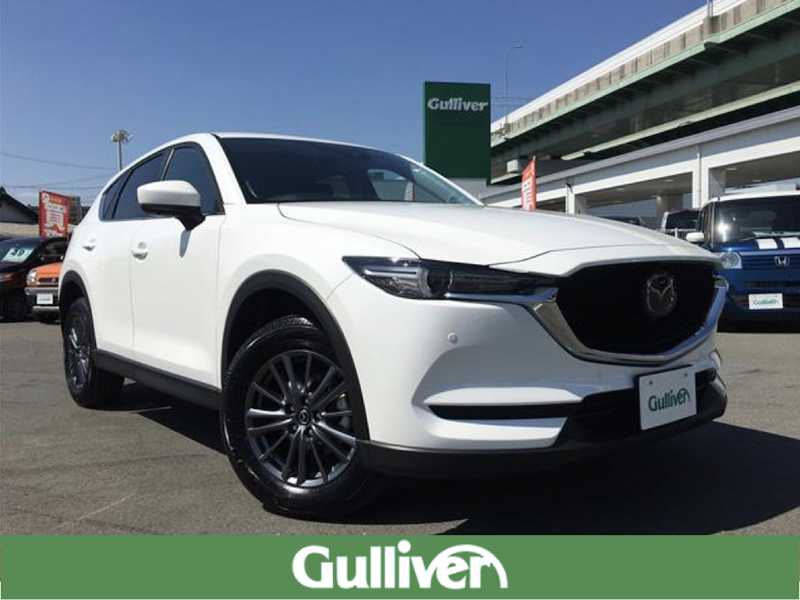 カタログ画像：ＣＸ－５（CX-5） ２５Ｓ エクスクルーシブモード 2021年12月 6BA-KF5P 2500cc スノーフレイクホワイトパールマイカ 燃費13.0km / l メイン