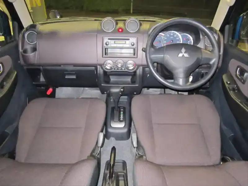 カタログ画像：パジェロミニ（PAJERO MINI） ＸＲ 2008年9月 ABA-H53A 660cc ダークブルーマイカ 内装