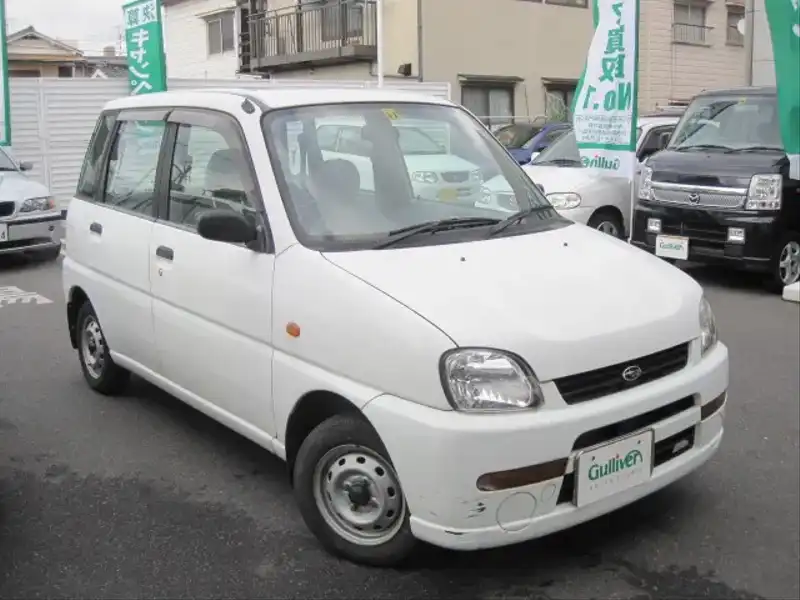 カタログ画像：プレオ（PLEO） Ｆ－Ｓ 2002年10月 TA-RA1 660cc ピュアホワイト 燃費21.5km / l  メイン