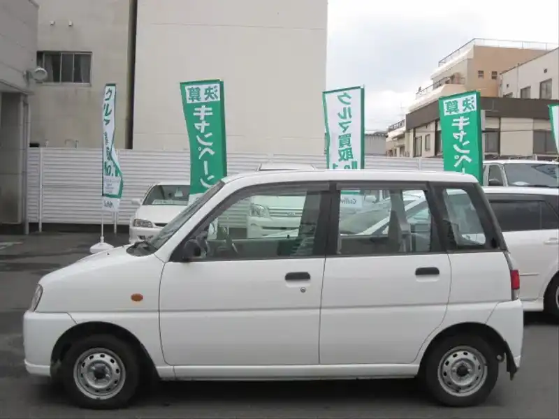 カタログ画像：プレオ（PLEO） Ｆ－Ｓ 2002年10月 TA-RA1 660cc ピュアホワイト 燃費21.5km / l  外装