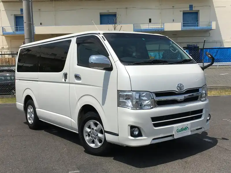 カタログ画像：レジアスエースバン（REGIUS ACE VAN） スーパーＧＬ プライムセレクション 2012年11月 LDF-KDH206V 3000cc ホワイトパールクリスタルシャイン 燃費10.4km / l メイン