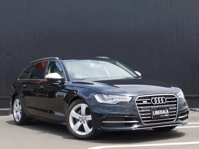 カタログ画像：Ａ６アバント（A6 AVANT） ２．８ＦＳＩクワトロ Ｓラインパッケージ 2014年8月 DBA-4GCHVS 2800cc ムーンライトブルーメタリック 燃費11.8km / l メイン（その他）