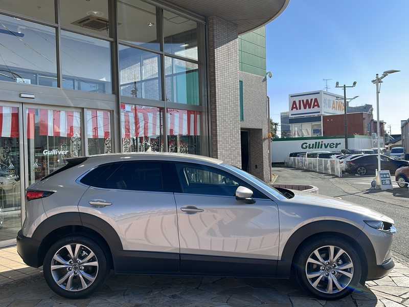 カタログ画像：ＣＸ－３０（CX-30） ＸＤ ツーリング 2024年7月 3DA-DM8R 1800cc プラチナクォーツメタリック 燃費18.7km / l 外装
