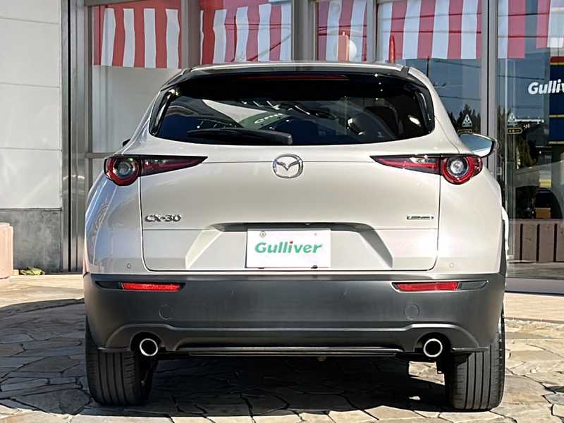 カタログ画像：ＣＸ－３０（CX-30） ＸＤ ツーリング 2024年7月 3DA-DM8R 1800cc プラチナクォーツメタリック 燃費18.7km / l バック