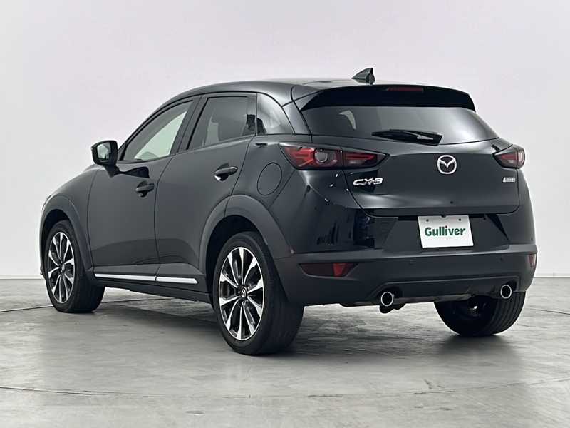 カタログ画像：ＣＸ－３（CX-3） ２０Ｓ プロアクティブ Ｓパッケージ 2020年6月 6BA-DKEAW 2000cc ジェットブラックマイカ 燃費15.2km / l バック
