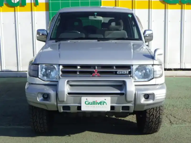 カタログ画像：パジェロ（PAJERO） キックアップルーフ ＧＥバン 1998年2月 KC-V46V 2800cc サテライトシルバー（Ｍ） フロント