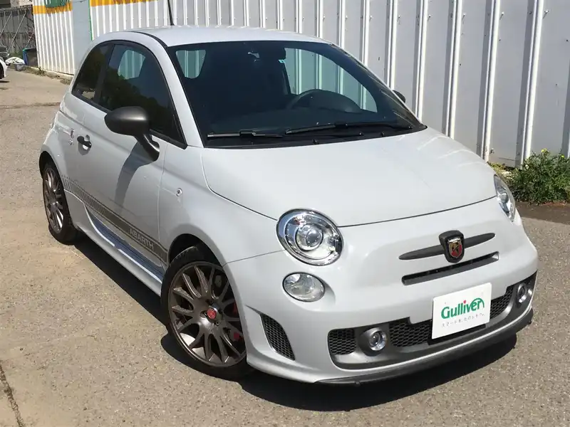 カタログ画像：アバルト５９５（ABARTH 595） コンペティツィオーネ 2016年3月 ABA-312141 1400cc グリジオカンポボーロ 燃費13.8km / l メイン