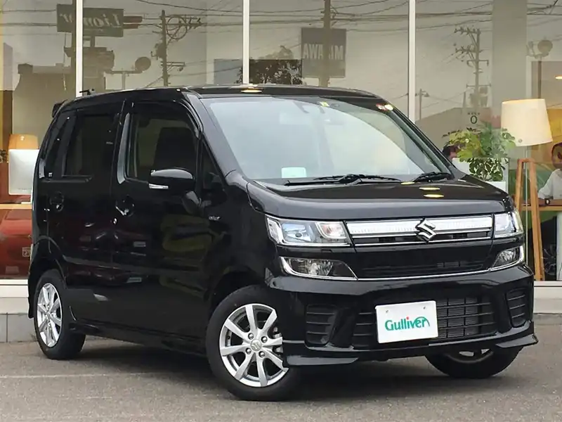 カタログ画像：ワゴンＲ（WAGON R） ハイブリッドＦＺ セーフティパッケージ装着車 2019年10月 DAA-MH55S 660cc ブルーイッシュブラックパール3 燃費33.4km / l メイン（その他）