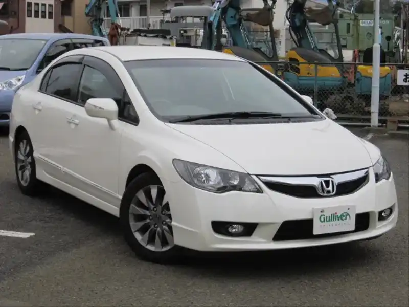 カタログ画像：シビックハイブリッド（CIVIC HYBRID） ＭＸ 2008年9月 DAA-FD3 1300cc プレミアムホワイト・パール 燃費25.8km / l メイン（その他）