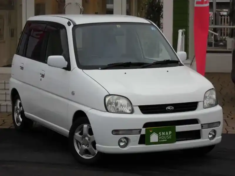 カタログ画像：プレオ（PLEO） Ｆ 2005年10月 TA-RA2 660cc フロストホワイト 燃費20.0km / l  メイン