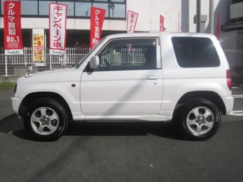 カタログ画像：パジェロミニ（PAJERO MINI） リンクスＺ 2000年11月 GF-H53A 660cc ソフィアホワイト（Ｓ） 外装