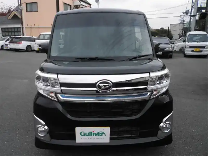 カタログ画像：タント（TANTO） カスタムＲＳ 2013年10月 DBA-LA610S 660cc ブラックマイカメタリック 燃費24.6km / l フロント