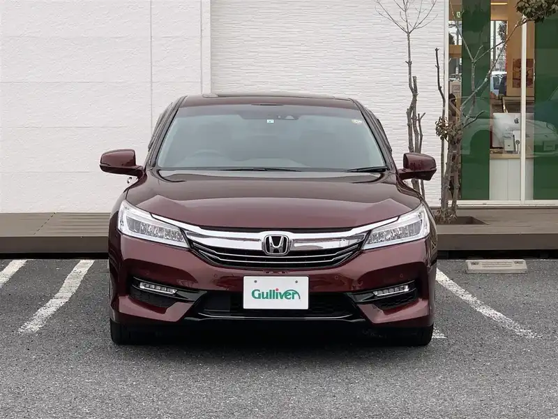 カタログ画像：アコードハイブリッド（ACCORD HYBRID） ＥＸ 2016年5月 DAA-CR7 2000cc プレミアムディープロッソ・パール 燃費30.0km / l フロント