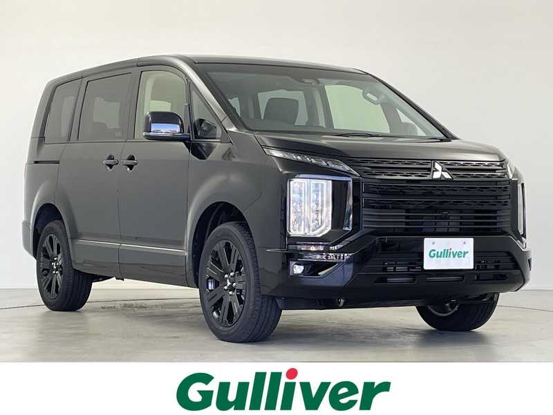 カタログ画像：デリカＤ：５（DELICA D:5） シャモニー（電動サイドステップ非装着車） 2025年5月 3DA-CV1W 2200cc ブラックダイヤモンド×ブラックマイカ 燃費12.6km / l メイン（その他）