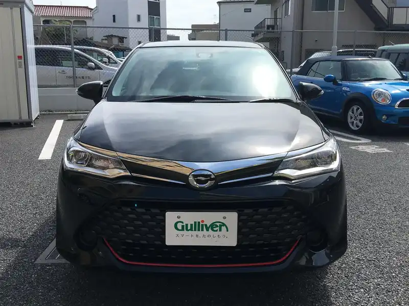 カタログ画像：カローラフィールダー（COROLLA FIELDER） １．５Ｇ プラスレッド 2016年5月 DBA-NZE164G 1500cc ブラックマイカ 燃費16.0km / l フロント