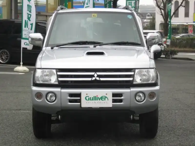 10031441 | カタログ画像：パジェロミニ（PAJERO MINI） リミテッドエディションＸＲ 2005年12月 ABA-H58A 660cc クールシルバーメタリック／ブラックマイカ／クールシルバーメタリック・３ウェイ２トーン フロント