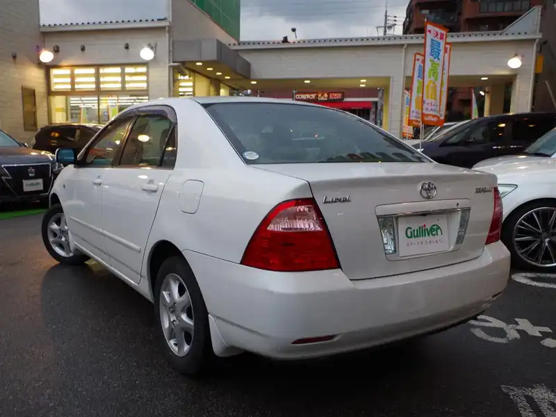 カタログ画像：カローラ（COROLLA） ラグゼール プレミアムエディション 2004年4月 CBA-ZZE124 1800cc ホワイトパールクリスタルシャイン 燃費13.8km / l  外装