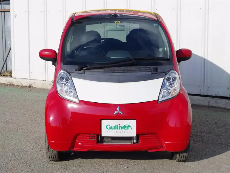 カタログ画像：アイミーブ（I-MIEV） ベースグレード 2010年11月 ZAA-HA3W ラズベリーレッドパールorレッドソリッド／ホワイトソリッド フロント