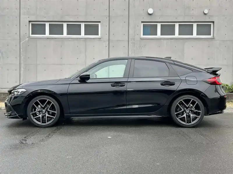 カタログ画像：シビック（CIVIC） ＥＸ 2023年7月 6BA-FL1 1500cc クリスタルブラック・パール 燃費16.3km / l 外装