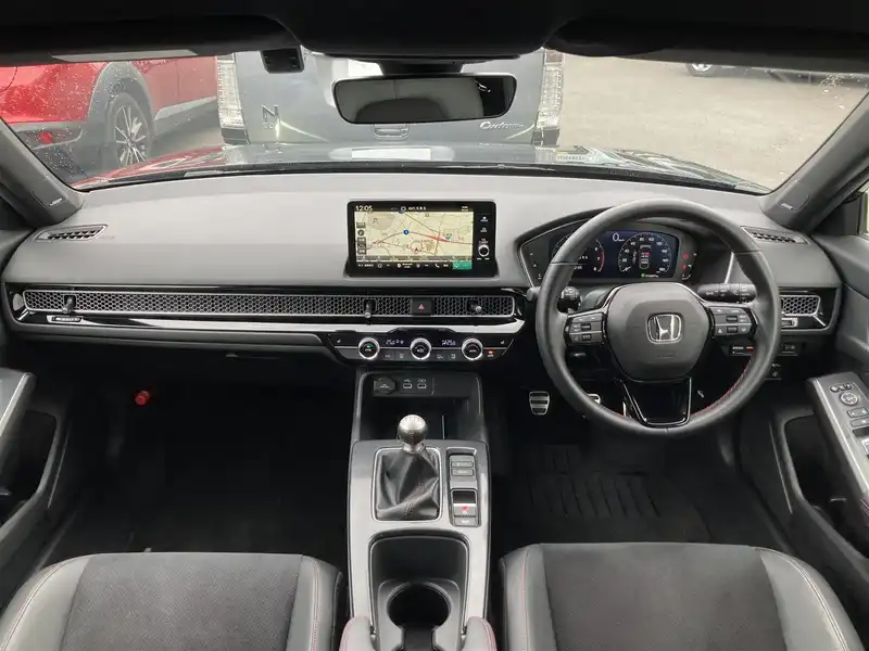 カタログ画像：シビック（CIVIC） ＥＸ 2023年7月 6BA-FL1 1500cc クリスタルブラック・パール 燃費16.3km / l 内装