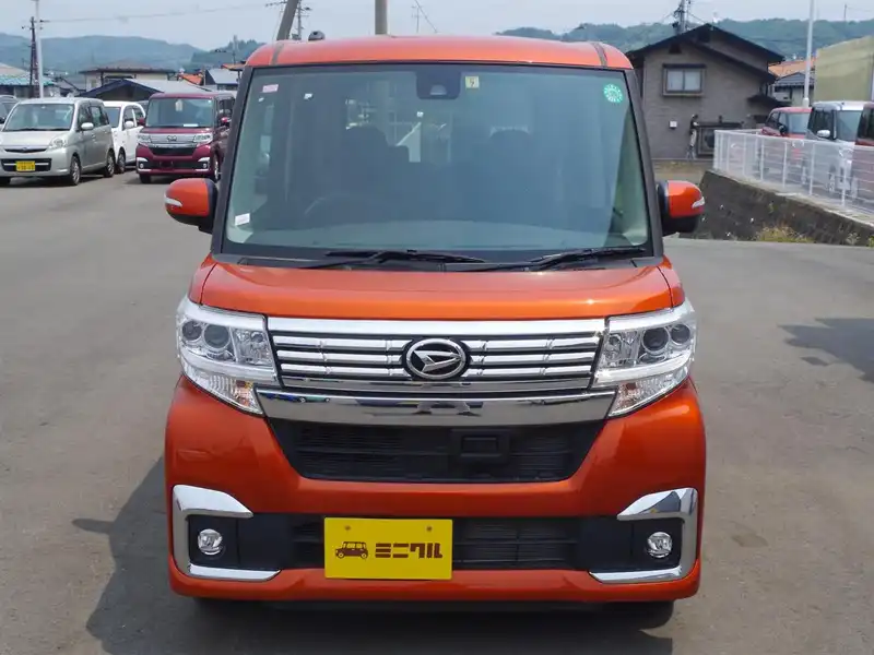 カタログ画像：タント（TANTO） カスタムＸ ＳＡⅡ 2015年12月 DBA-LA610S 660cc トニコオレンジメタリック 燃費25.8km / l フロント