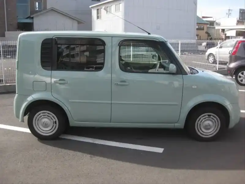 カタログ画像：キューブ（CUBE） １４Ｓ Ｖセレクション 2006年1月 DBA-BZ11 1400cc アクアミント（Ｍ） 燃費16.4km / l  外装