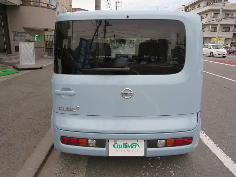 カタログ画像：キューブキュービック（CUBE CUBIC） ＳＸリミテッド 2004年8月 UA-BGZ11 1400cc エアブルー（ＰＭ） 燃費16.0km / l  バック