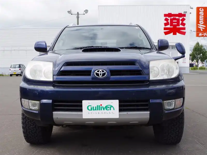 カタログ画像：ハイラックスサーフ（HILUX SURF） ＳＳＲ－Ｘ 2004年4月 KN-KDN215W 3000cc ダークブルーマイカｏｒグレイッシュブルーメタリック 燃費11.4km / l  フロント