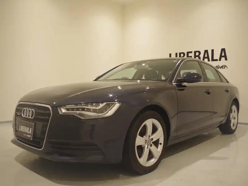 カタログ画像：Ａ６（A6） ２．０ＴＦＳＩ Ｓラインパッケージ 2014年8月 DBA-4GCDN 2000cc ダコタグレーメタリックorウーロングレーメタリック 燃費14.8km / l 外装