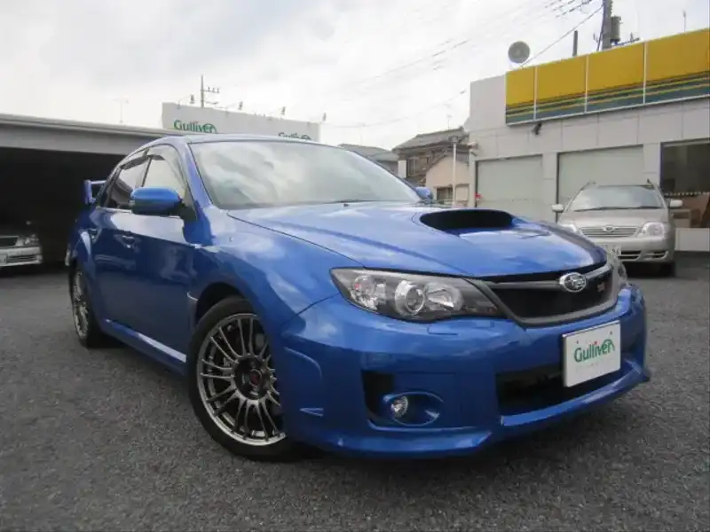 カタログ画像：インプレッサ（IMPREZA） ＷＲＸ ＳＴＩ 2014年4月 CBA-GVB 2000cc プラズマブルー・シリカorＷＲブルー・マイカ 燃費9.4km / l メイン（その他）