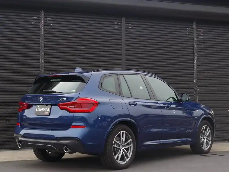 カタログ画像：Ｘ３（X3） ｘＤｒｉｖｅ ２０ｄ Ｍスポーツ 2018年5月 LDA-TX20 2000cc ファイトニック・ブルー（メタリック・カラー） 燃費17.0km / l バック