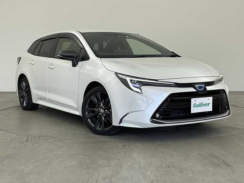 カタログ画像：カローラツーリング（COROLLA TOURING） Ｘ 2024年4月 5BA-MZEA17W 1500cc プラチナホワイトパールマイカ 燃費19.1km / l メイン（その他）