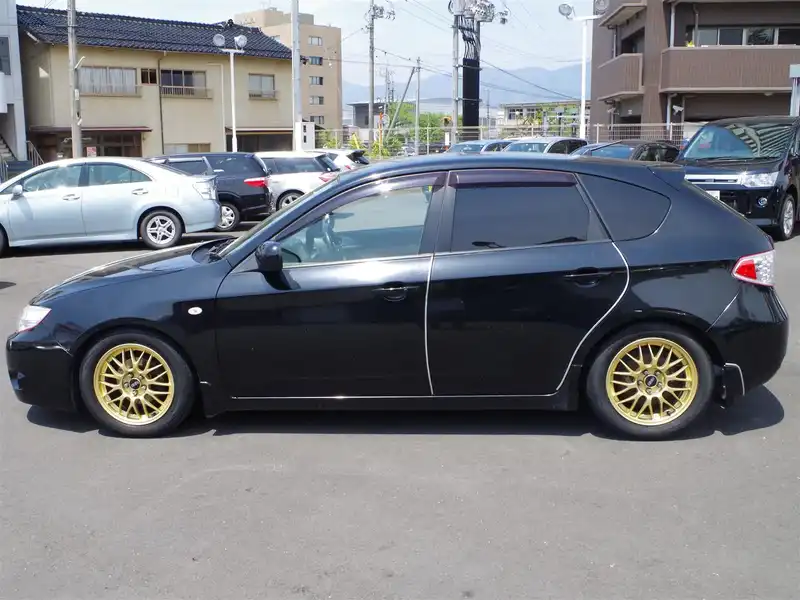 カタログ画像：インプレッサ（IMPREZA） １．５ｉ－Ｌ コンフォートセレクションⅡ 2009年4月 DBA-GH2 1500cc オブシディアンブラック・パール 燃費17.6km / l  外装