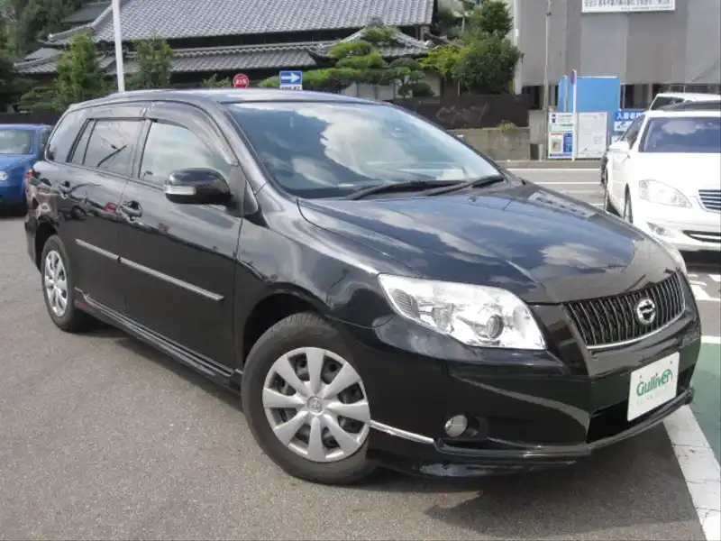 カタログ画像：カローラフィールダー（COROLLA FIELDER） １．８Ｓ エアロツアラー 2006年10月 DBA-ZRE144G 1800cc ブラックマイカ 燃費14.4km / l  メイン（その他）