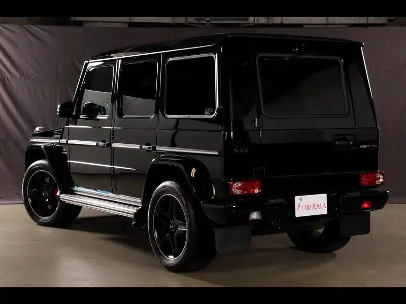 カタログ画像：Ｇクラス（G-CLASS） Ｇ６３ ＡＭＧ 2014年4月 ABA-463272 5500cc オブシディアンブラック（Ｍ）orマグネタイトブラック（Ｍ） バック