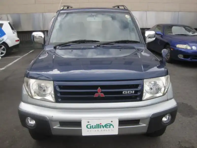 4005945 | カタログ画像：パジェロイオ（PAJERO IO） ＺＲ 1999年8月 GF-H76W 1800cc ネアーズブルー（Ｐ）／ハミルトンシルバー（Ｍ）・２トーン フロント