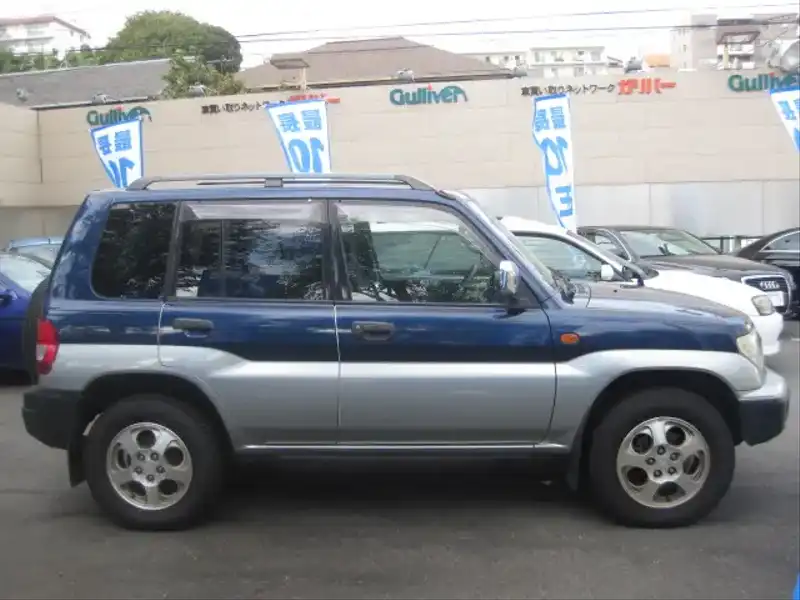 4005950 | カタログ画像：パジェロイオ（PAJERO IO） ＺＲ 1999年8月 GF-H71W 1800cc ネアーズブルー（Ｐ）／ハミルトンシルバー（Ｍ）・２トーン 外装