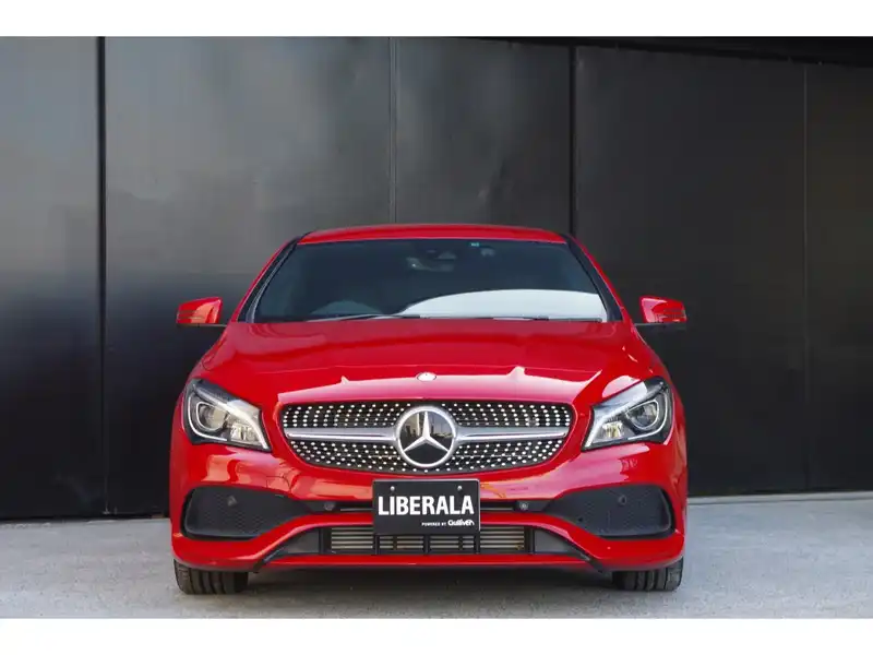 カタログ画像：ＣＬＡクラス シューティングブレーク（CLA-CLASS SHOOTING BRAKE） ＣＬＡ１８０ シューティングブレーク スポーツ 2016年8月 DBA-117942 1600cc ジュピターレッド（Ｓ） 燃費16.2km / l フロント