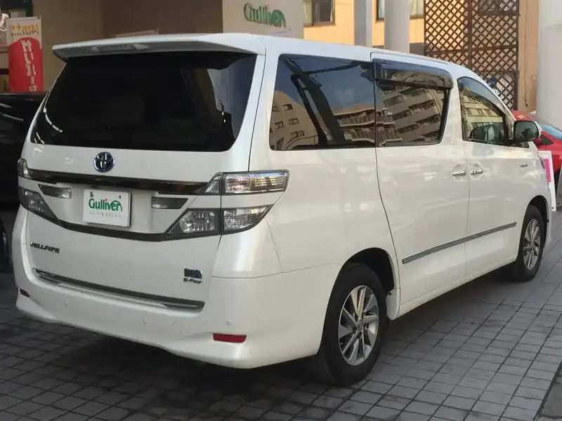 10072093 | カタログ画像：ヴェルファイアハイブリッド（VELLFIRE HYBRID） ハイブリッドＶ Ｌエディション 2011年11月 DAA-ATH20W 2400cc ホワイトパールクリスタルシャイン バック