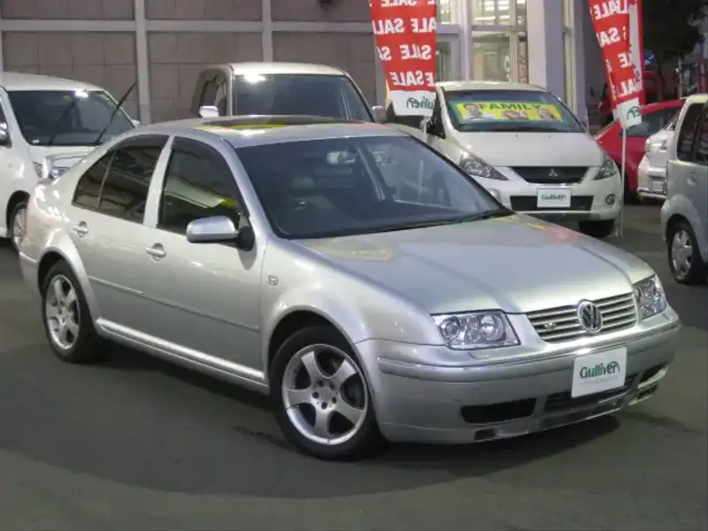 カタログ画像：ボーラ（BORA） Ｖ６ ４モーション 2002年9月 GH-1JBDEF 2800cc リフレックスシルバーメタリック 燃費10.2km / l  メイン