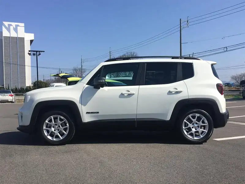 カタログ画像：ジープ・レネゲード（JEEP RENEGADE） リミテッド 2019年10月 3BA-BU13 1300cc アルパインホワイトクリアコート 燃費13.5km / l 外装