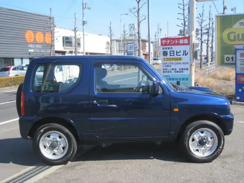 カタログ画像：ジムニー（JIMNY） ＸＧ 2014年8月 ABA-JB23W 660cc ノクターンブルーパール 燃費14.8km / l 外装