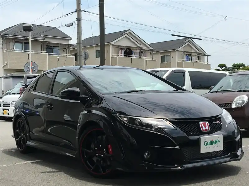 カタログ画像：シビック（CIVIC） タイプＲ 2015年12月 DBA-FK2 2000cc クリスタルブラック・パール 燃費13.0km / l メイン（その他）