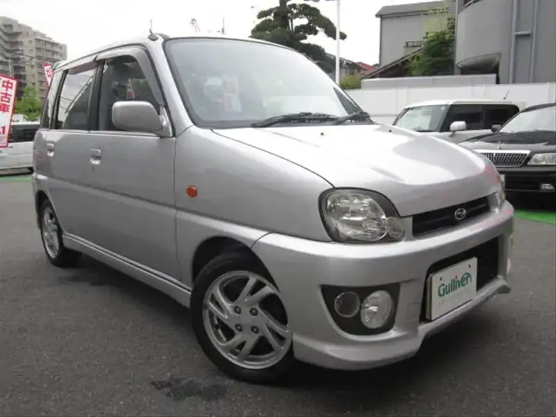 カタログ画像：プレオ（PLEO） ＲＳ 2002年10月 TA-RA2 660cc シャイニーシルバー・メタリック 燃費18.0km / l  メイン（その他）