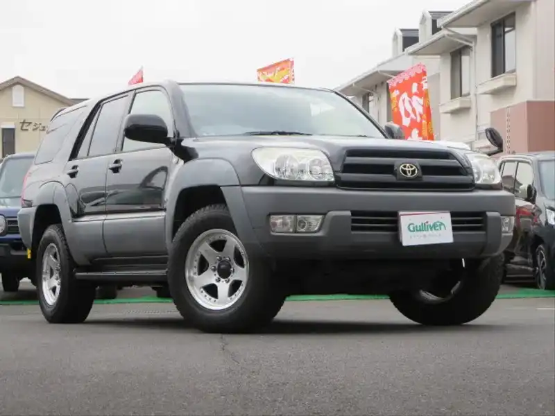 カタログ画像：ハイラックスサーフ（HILUX SURF） ＳＳＲ－Ｘ アメリカンバージョン 2002年11月 LA-RZN215W 2700cc グレイッシュブルーメタリック 燃費8.7km / l  メイン（その他）