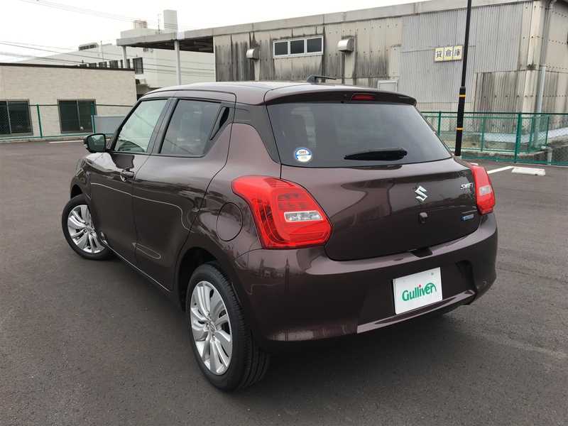 カタログ画像：スイフト（SWIFT） ハイブリッドＳＬ 2019年10月 DAA-ZC43S 1200cc クラッシーブラウンメタリック 燃費32.0km / l バック