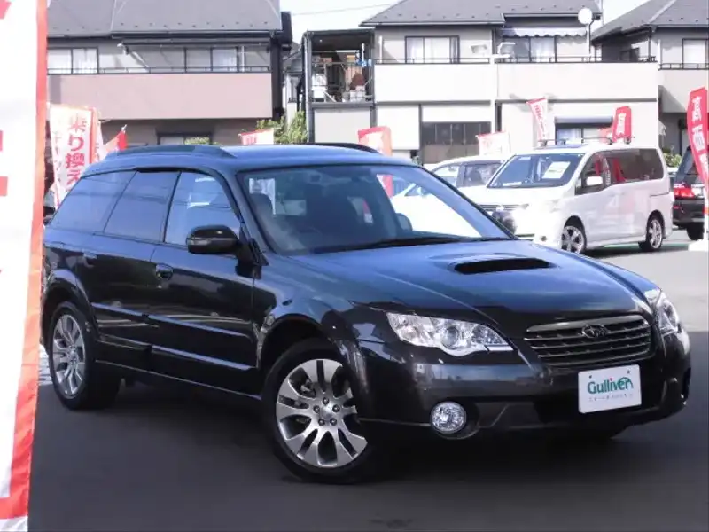 カタログ画像：レガシィアウトバック（LEGACY OUTBACK） ２．５ＸＴアイサイト 2008年5月 CBA-BPH 2500cc オブシディアンブラック・パール 燃費10.0km / l  メイン（その他）