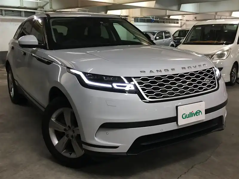 カタログ画像：レンジローバーヴェラール（RANGE ROVER VELAR） ベースグレード ２５０ＰＳ 2017年7月 DBA-LY2XCB 2000cc フジホワイト（ソリッド） 燃費11.6km / l フロント