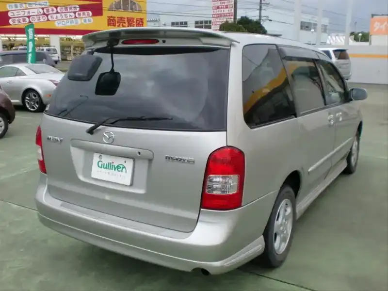 カタログ画像：ＭＰＶ（MPV） アストラル・スポーティ 2000年12月 GF-LWEW 2000cc サンライトシルバーメタリック 燃費9.6km / l  バック