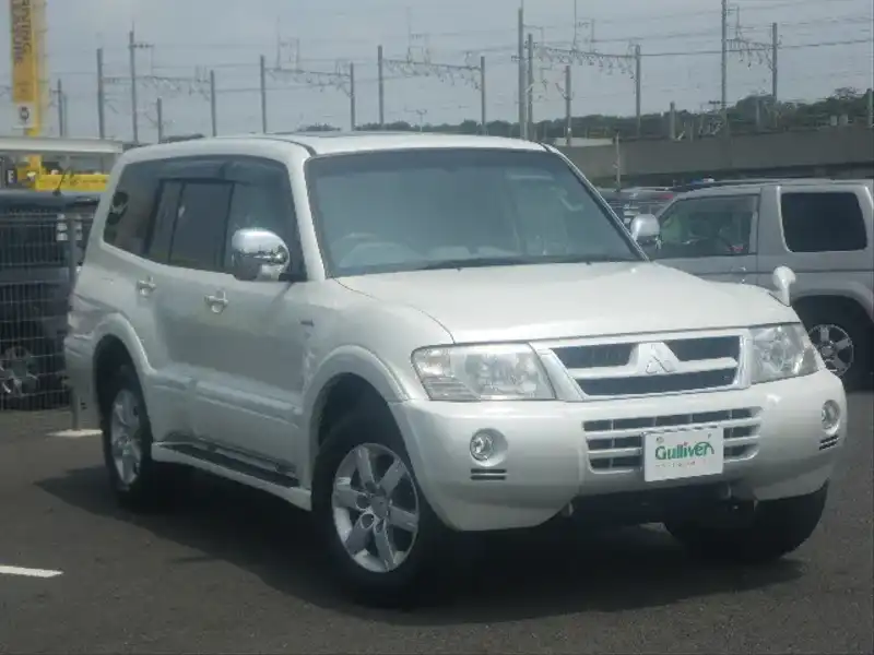 カタログ画像：パジェロ（PAJERO） ロング スーパーエクシード 2002年9月 KH-V78W 3200cc ホワイトパール メイン（その他）